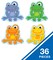 Carson Dellosa 36-Piece Colorful Funky Frogs Bulletin Board Cutouts, Bright and Colorful Frog Cutouts for Bulletin Board, Daycare, and Elementary Classroom D&#xE9;cor